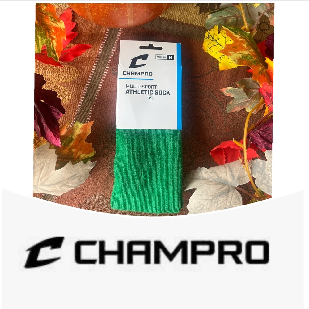 Champro Green Long Unisex Sport Athletic Socks